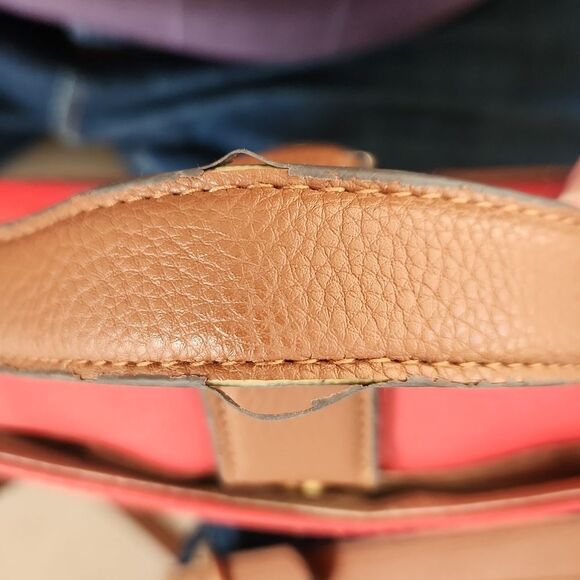 Coral crossbody handbag Time and Tru with adjustable strap - Picture 5 of 6